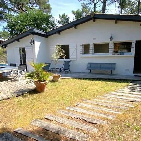 Villa Plain-pied Avec Piscine Et Jardin Arboré à Lège-cap-ferret - Fr-1-736-59 *