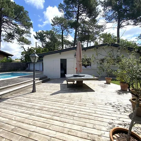 Plain-pied Avec Piscine Et Jardin Arbore A - Fr-1-736-59 Lege-Cap-Ferret