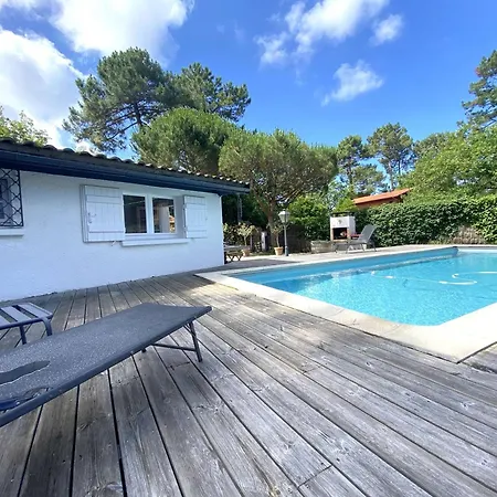Villa Plain-pied Avec Piscine Et Jardin Arboré à Lège-cap-ferret - Fr-1-736-59 *