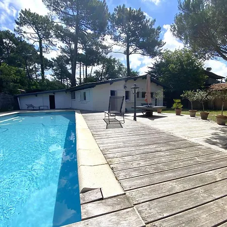 Villa Plain-pied Avec Piscine Et Jardin Arbore A - Fr-1-736-59 Lege-Cap-Ferret